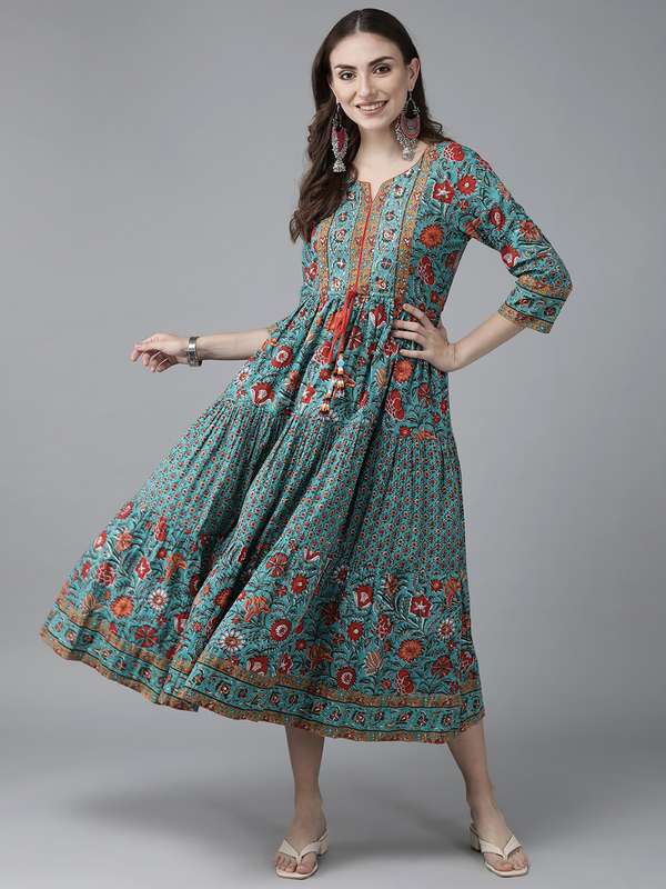 Rain And Rainbow Midi Dresses - Buy 