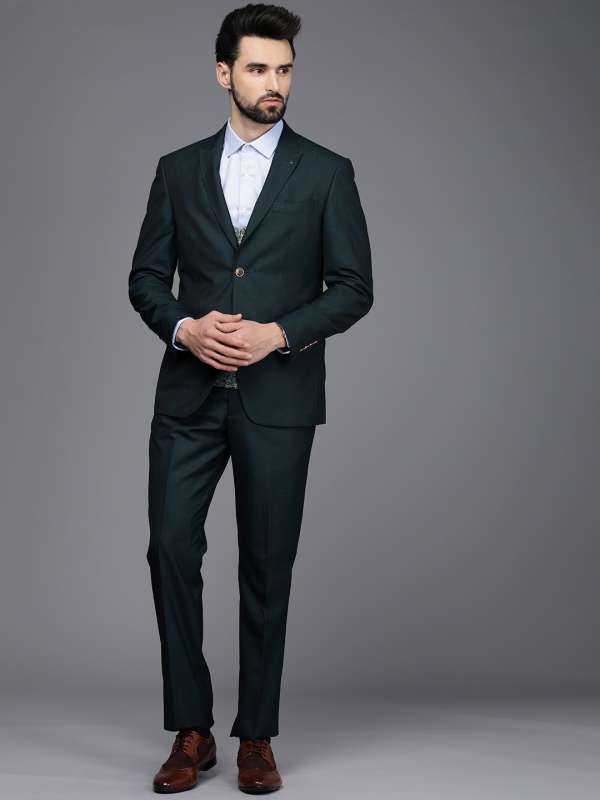 LOUIS PHILIPPE Three Piece Suit Self Design Men Suit - Buy LOUIS PHILIPPE  Three Piece Suit Self Design Men Suit Online at Best Prices in India