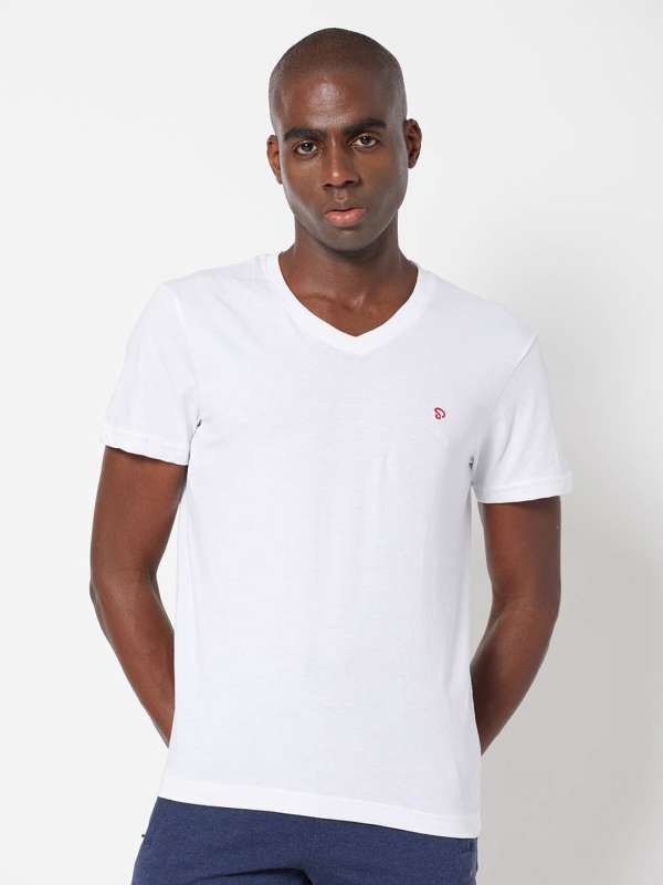 Mens white t shirt vests online