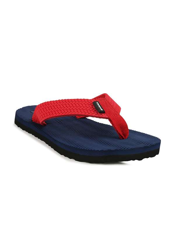Men Red Flip Flops Slippers - Buy Men 