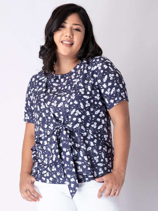 Faballey Curve Georgette Tops Buy Faballey Curve Georgette Tops