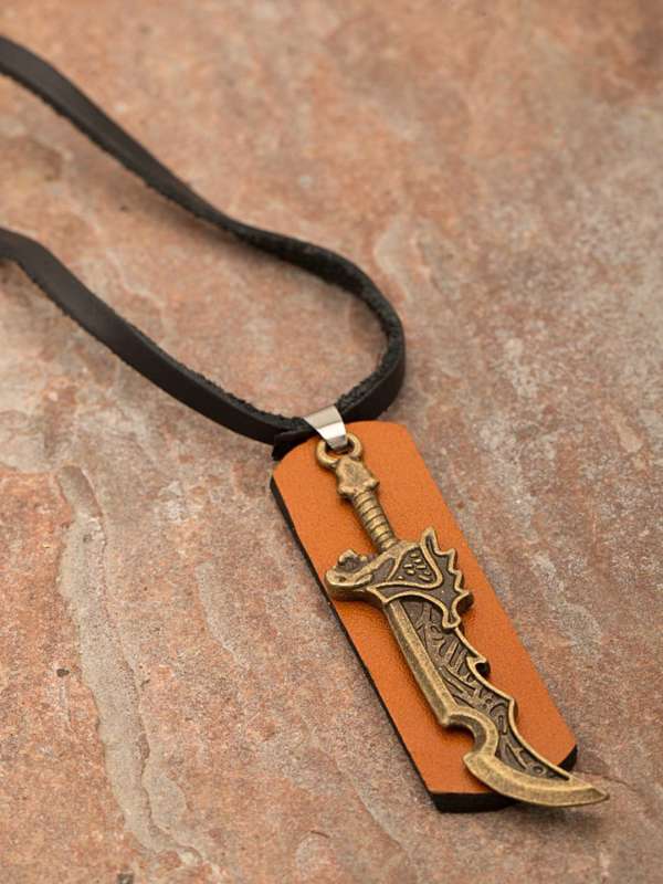 Dare By Voylla Gold Pendant Buy Dare By Voylla Gold Pendant online in India