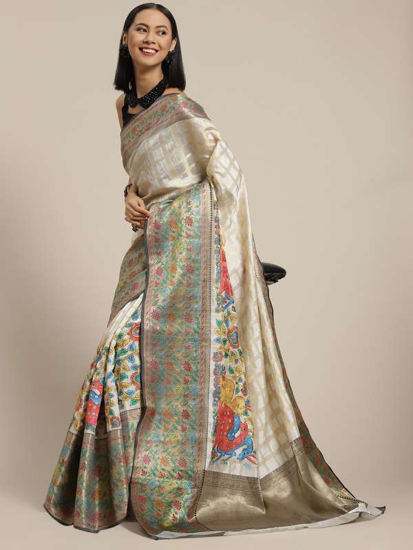 Kanjivaram saree sales on myntra
