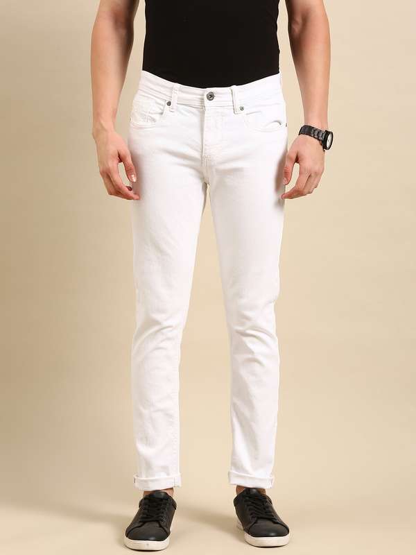 Men White Jeans 40 - Buy Men White 