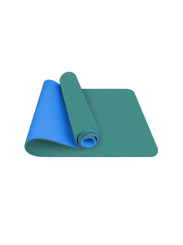 Buy Boldfit Unisex Yoga Mat With Cover Bag - 6 mm, Green Pink