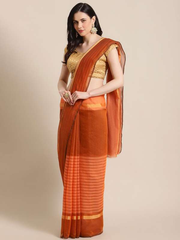 Shop for Pure Cotton Sarees Below 500 online in India Myntra