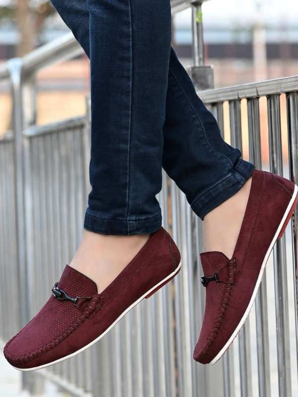 Maroon Loafers - Buy Maroon Loafers online in India