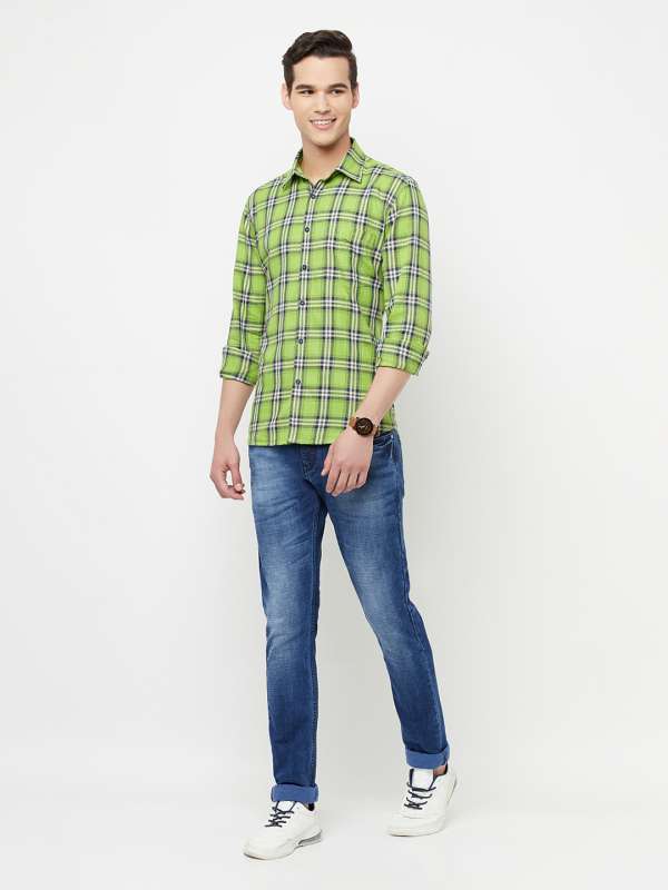 Dark Green Shirt Buy Dark Green Shirt online in India