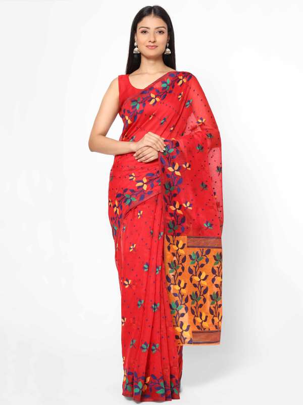 Shop for Pure Cotton Sarees Below 500 online in India Myntra