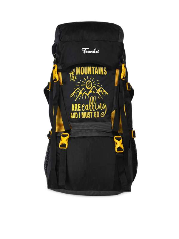Hiking bags myntra hotsell