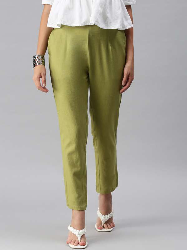 Pencil Fit Trousers  Buy Pencil Fit Trousers online in India
