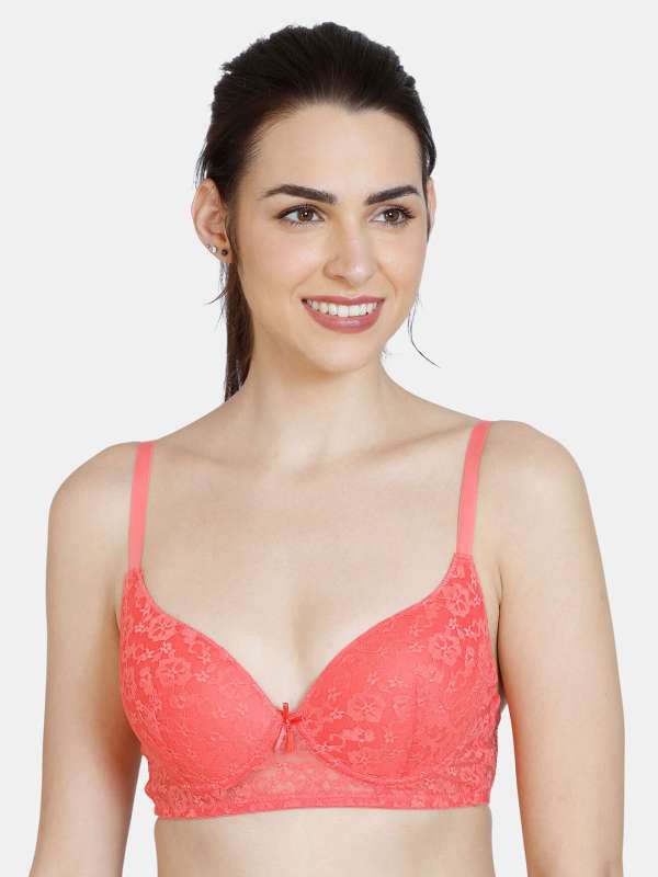 Zivame Floral Printed Full Coverage Bra Pink - Buy Zivame Floral Printed Full  Coverage Bra Pink online in India