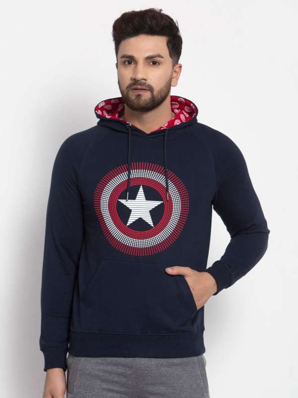 Captain america deals hoodie mens