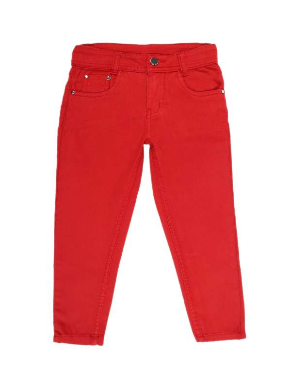 Girls Red Trousers Buy Girls Red Trousers online in India