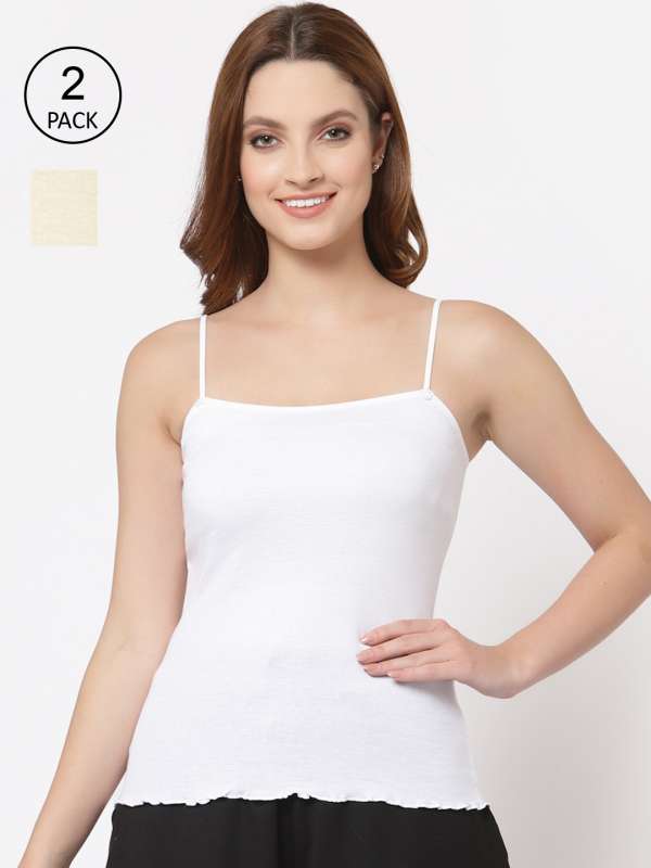 Women White Camisoles Buy Women White Camisoles online in India