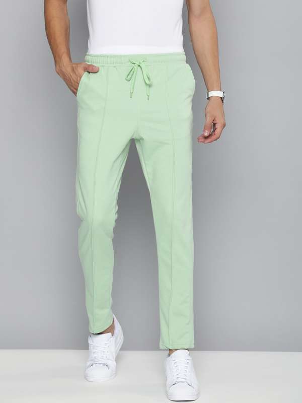 Buy Blue Solid Jogger Trousers online  Looksgudin