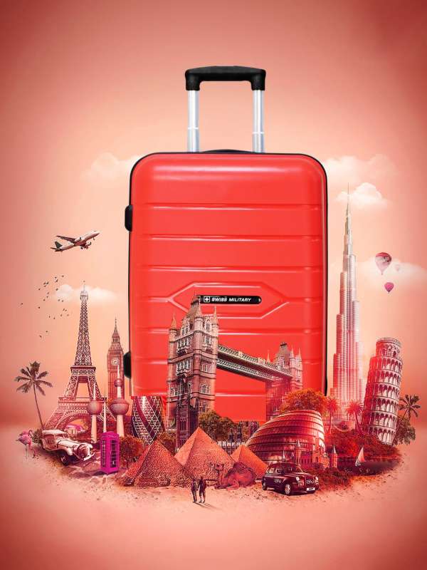 Swiss Military Red Grace Small Trolley Suitcase 7213782.htm Buy