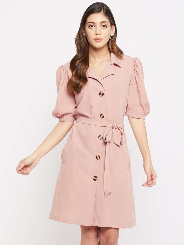 Light pink 2025 shirt dress