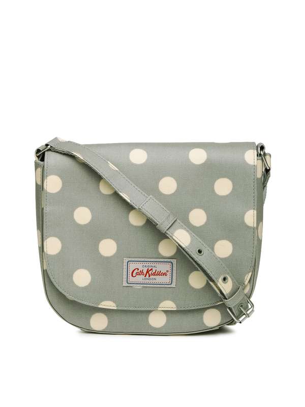 cath kidston green polka dot bag