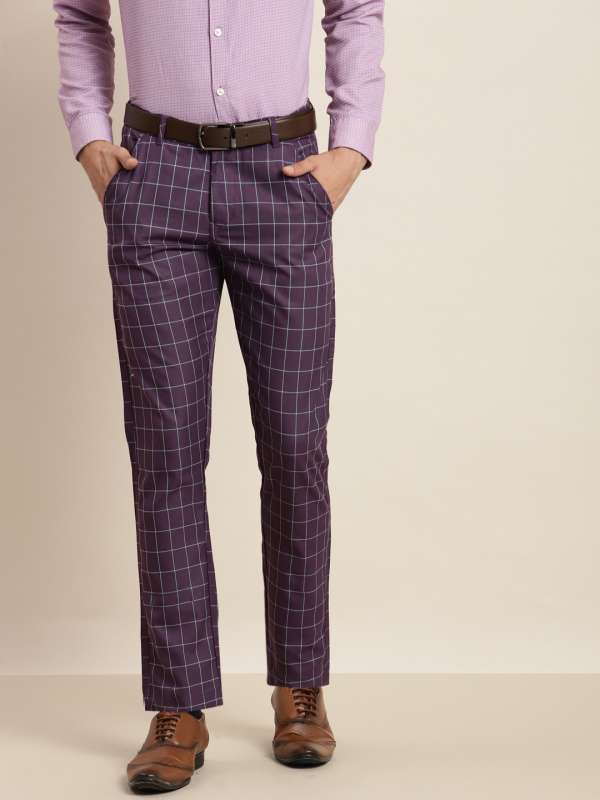 RIZYA Slim Fit Men Purple Trousers  Buy RIZYA Slim Fit Men Purple Trousers  Online at Best Prices in India  Flipkartcom