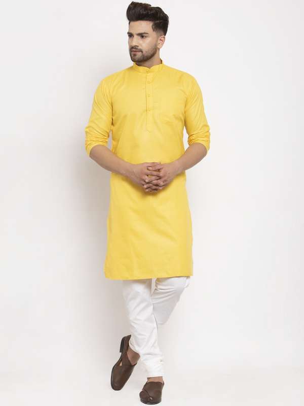 Light yellow on sale kurta white pajama