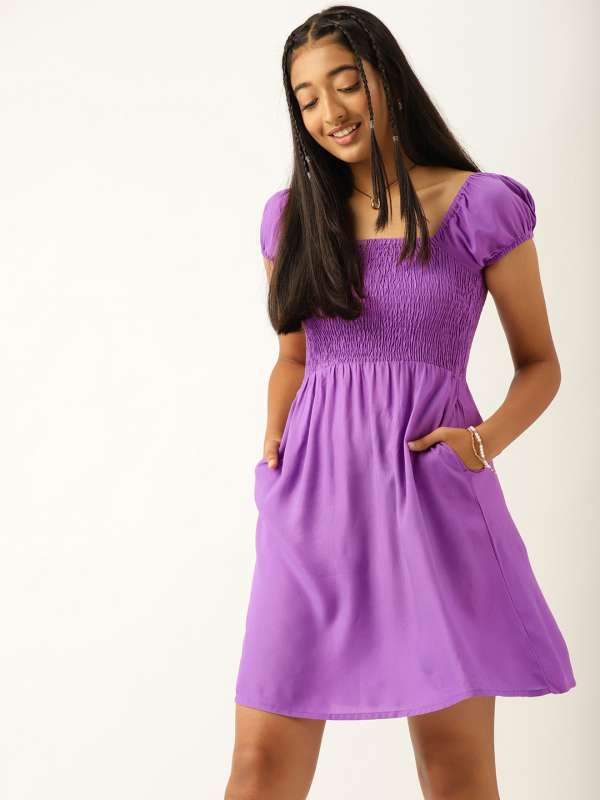Purple dress for teenage girl shop