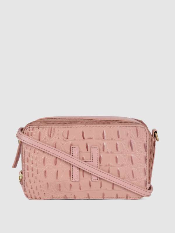 Pink leather handbags online discount