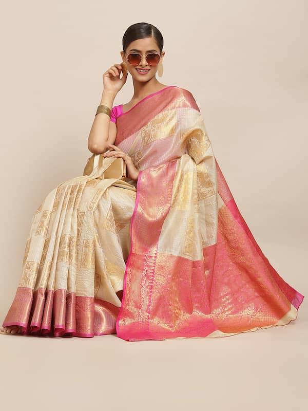 Kanchipuram sarees | latest traditional kanchipuram handloom saree online  from weavers | TPKCH00560