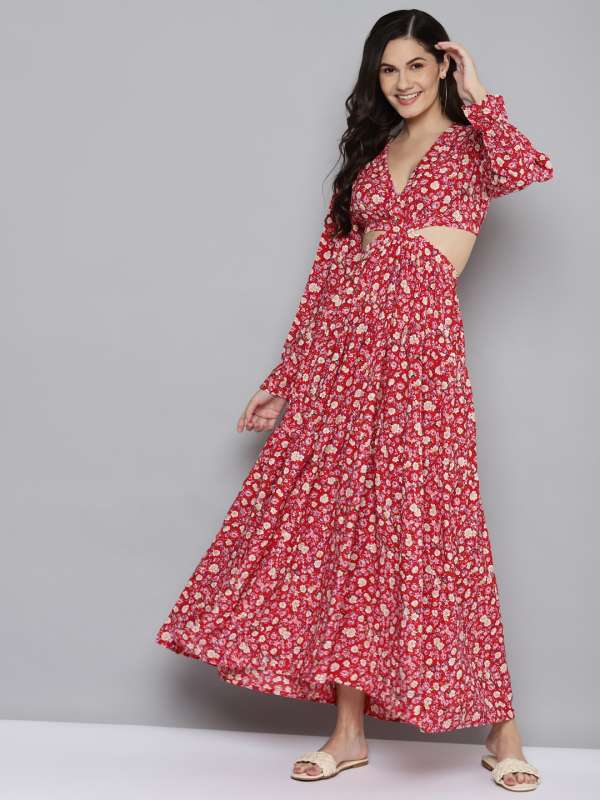 Haan tuberculose Ga naar het circuit Maxi Dresses - Buy Maxi Long Dress Online for Women & Girls from Myntra