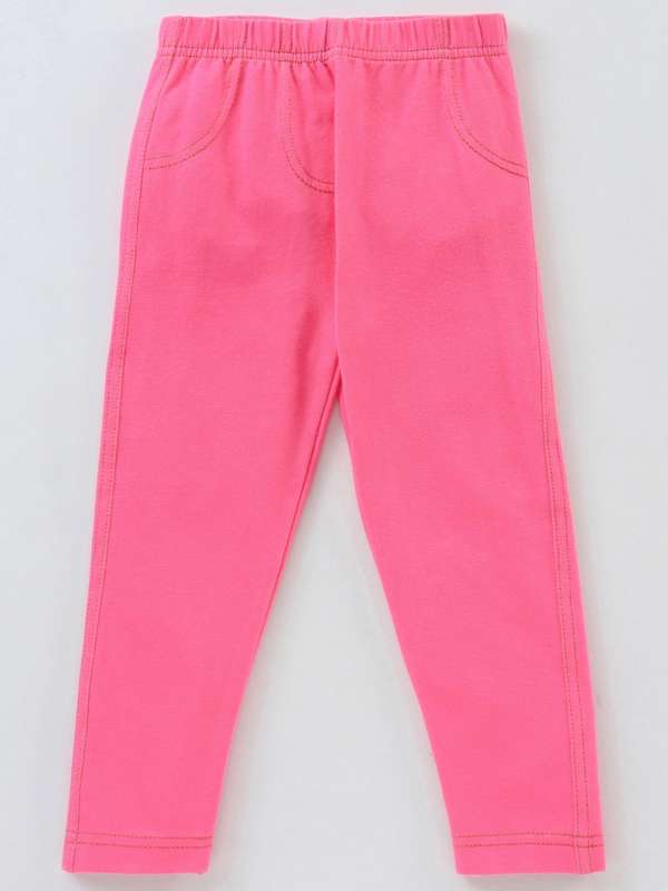 Buy Wahe-NOOR Women's Pink Solid Skinny Fit Jeggings Online at Best Price