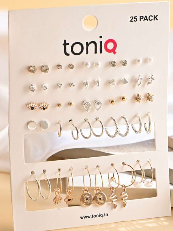 Stud earrings set online new arrivals