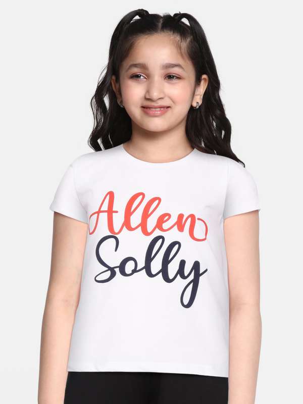 Allen Solly Junior Tops, Tees & Blouses, Allen Solly Red T Shirt for Girls  at Allensolly.com