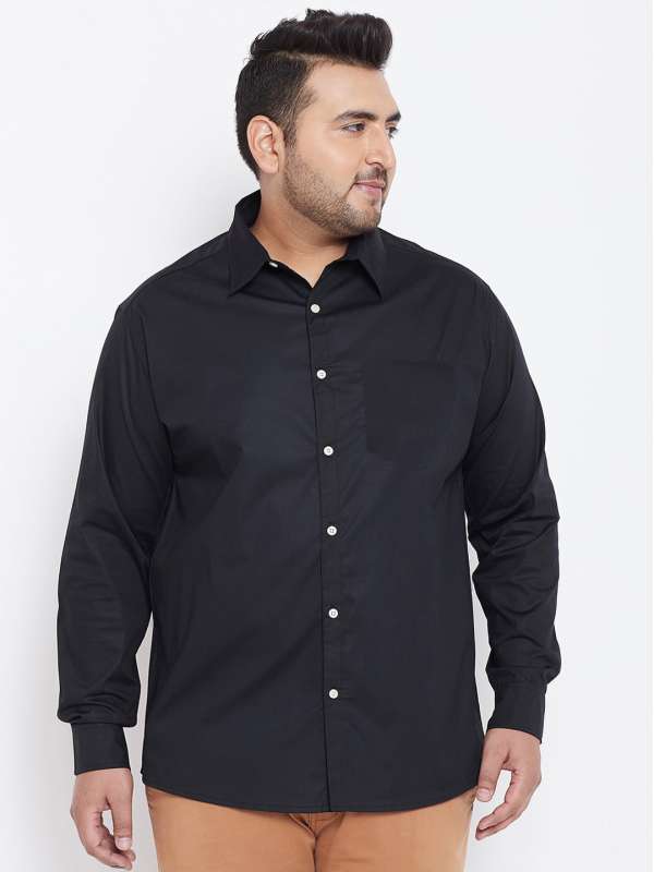 Plain Black Shirt - Buy Plain Black Shirt online in India