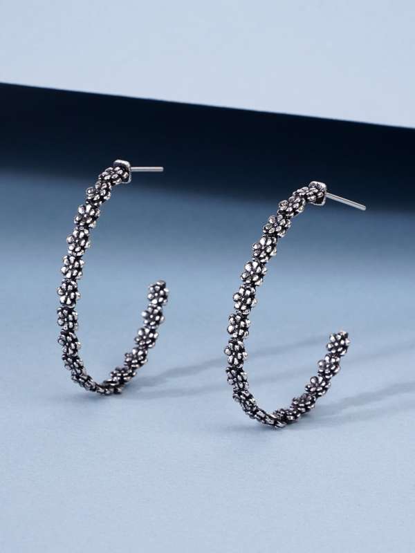 Sterling Silver Oval Loop Hoop Earrings  Affordable  Martha Jackson