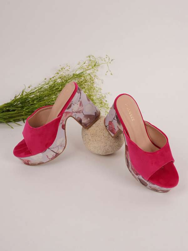 Pink Heels Sandal Buy Pink Heels Sandal online in India