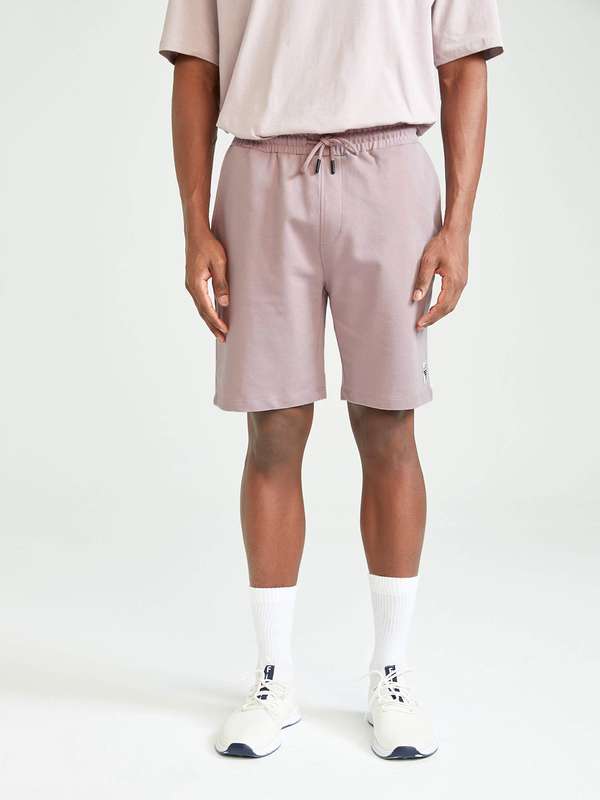 pink cargo shorts for men