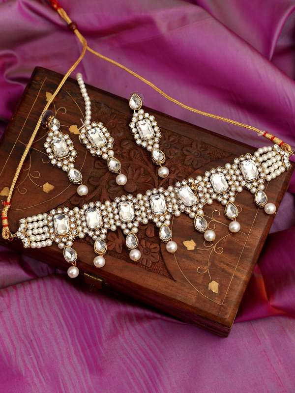 Black and white jewelry sets deals
