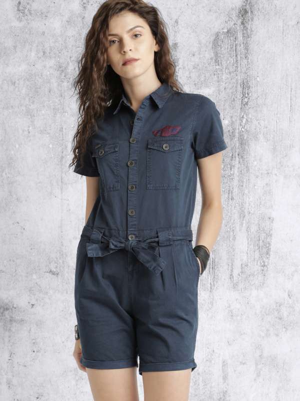 short jumpsuit with leggings