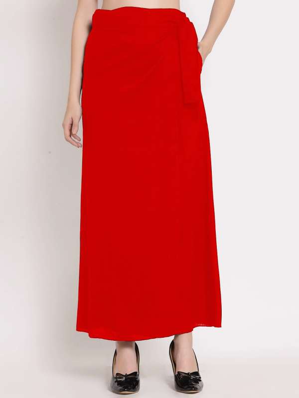 Red skirt store and top