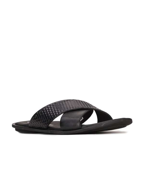 Hush puppies leather chappals hotsell