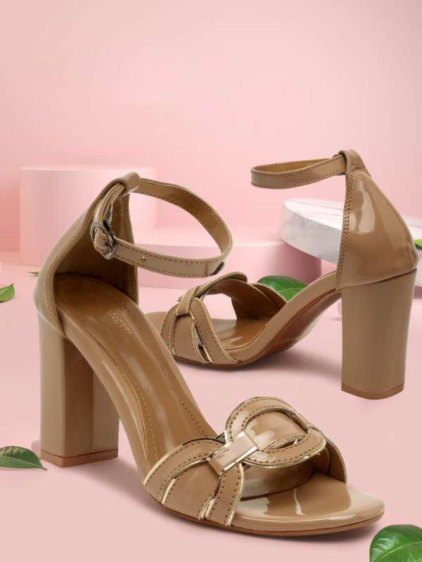 Nude Sandal Heels Buy Nude Sandal Heels online in India