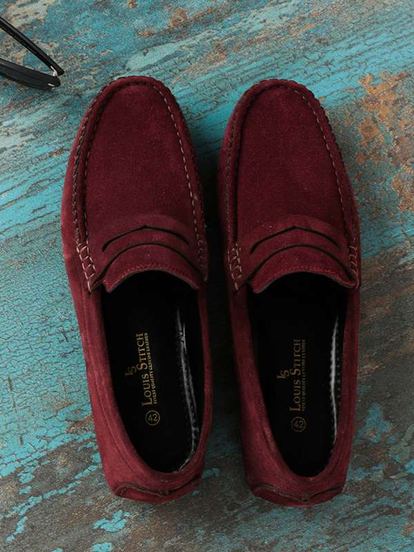 Maroon Loafers Buy Maroon Loafers online in India
