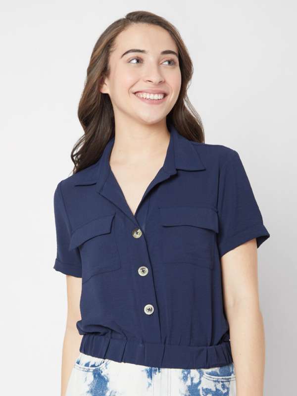 Blue store shirt women's