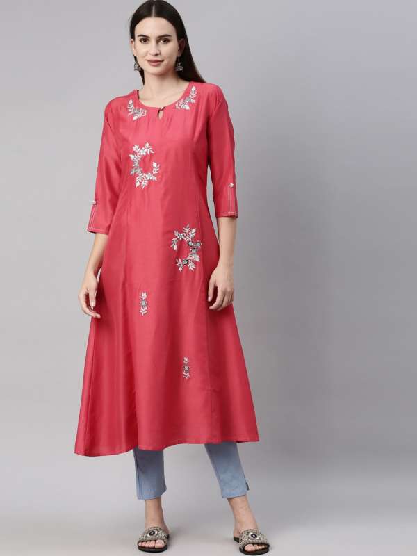Kurta With Heavy Work Kurtis Buy Kurta With Heavy Work Kurtis