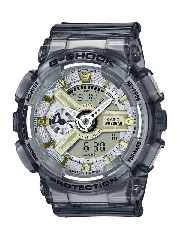 Casio hot sale clear skeleton