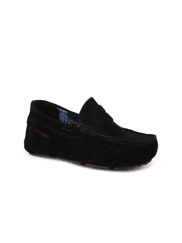 Suede black shoes on sale