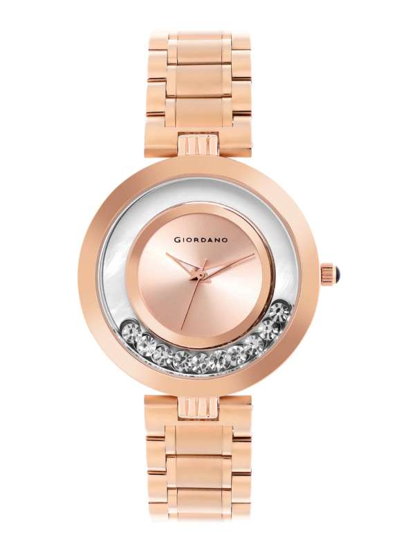 Giordano rose gold women's watch best sale