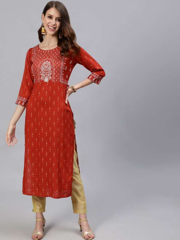Heavy Kurti Buy Latest collection of heavy kurtis Online at Myntra