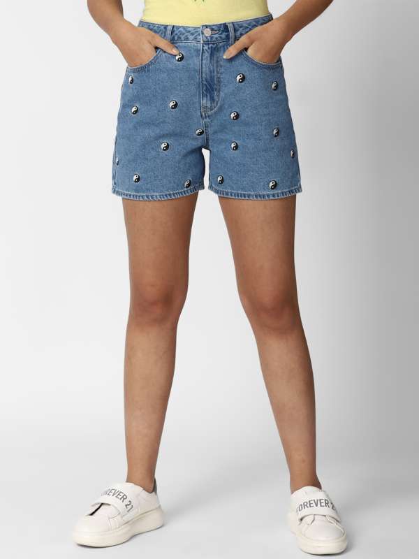 Forever 21 Denim Shorts Buy Forever 21 Denim Shorts online in India
