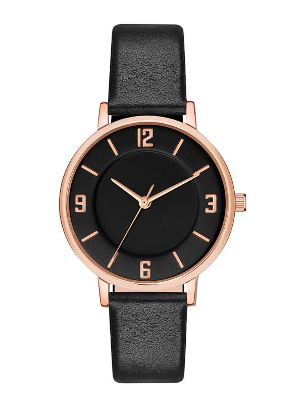 Ladies leather belt watch top